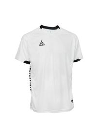 SELECT - Męska Koszulka Z Logo Hiszpanii. Kolor: biały. Sport: turystyka piesza