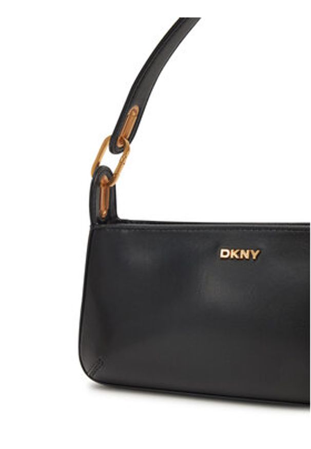 DKNY Torebka R44EKI56 Czarny. Kolor: czarny. Materiał: skórzane