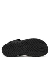Clarks Sandały Wesley Shore 26182010 Czarny. Kolor: czarny. Materiał: skóra, nubuk #4
