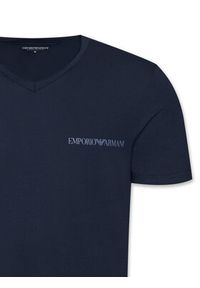 Emporio Armani Underwear Komplet 2 t-shirtów EM000392 AF10779 MB263 Granatowy Regular Fit. Kolor: niebieski. Materiał: bawełna