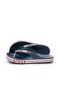 Japonki męskie Crocs Bayaband Flip. Kolor: niebieski. Materiał: syntetyk, materiał. Styl: sportowy #1