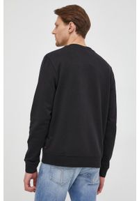 BOSS bluza bawełniana BOSS CASUAL 50466690 męska kolor czarny z aplikacją. Okazja: na co dzień. Kolor: czarny. Materiał: bawełna. Wzór: aplikacja. Styl: casual #2