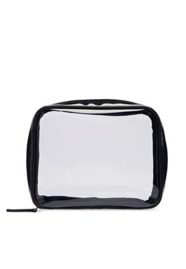 TOMMY HILFIGER - Tommy Hilfiger Kosmetyczka Th Central Travel Washbag AM0AM14550 Czarny. Kolor: czarny. Materiał: skóra