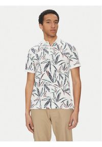 Tom Tailor Polo 1045706 Biały Regular Fit. Typ kołnierza: polo. Kolor: biały. Materiał: bawełna
