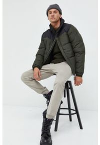 !SOLID - Solid kurtka męska kolor zielony zimowa. Okazja: na co dzień. Kolor: zielony. Materiał: materiał. Sezon: zima. Styl: casual #5