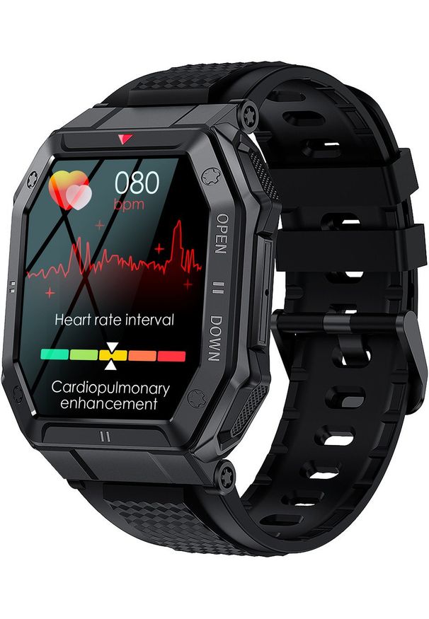 GepardWatches - Nowy Smartwatch GlacierX Trail Black GX-TC55. Rodzaj zegarka: smartwatch