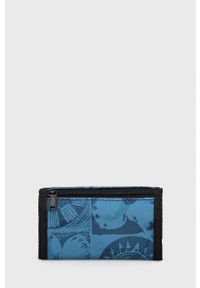 Quiksilver portfel męski. Kolor: niebieski. Materiał: materiał #3