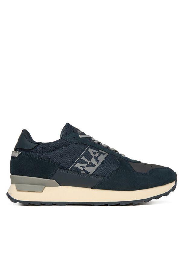 Napapijri Sneakersy Stab NP0A88XI Granatowy. Kolor: niebieski. Materiał: skóra, zamsz