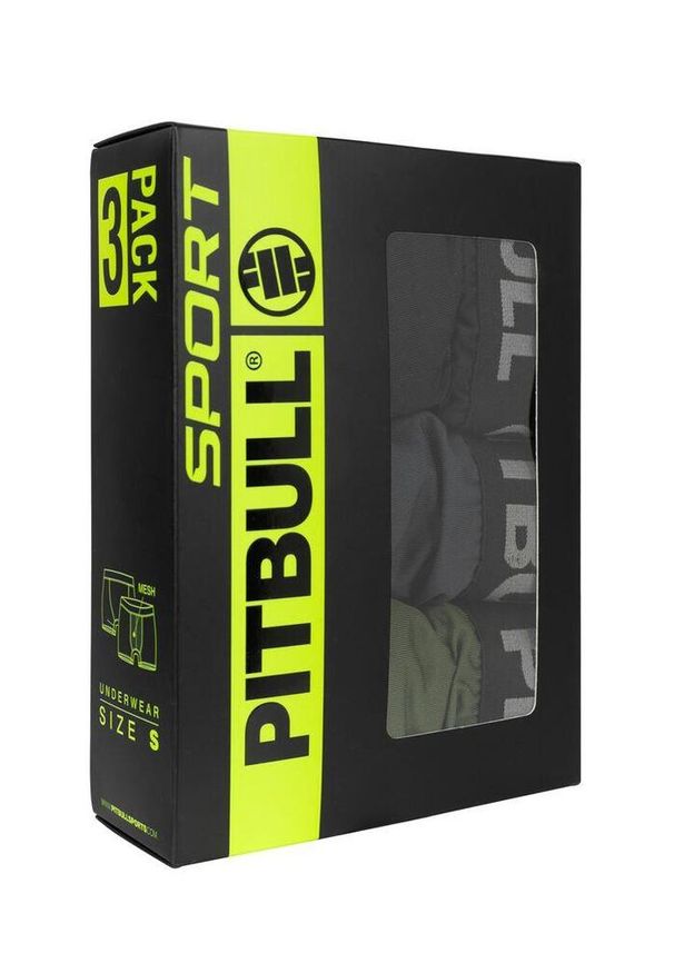 PITBULL - Bokserki męskie Pitbull Sport 3-pak. Kolor: wielokolorowy. Sport: fitness