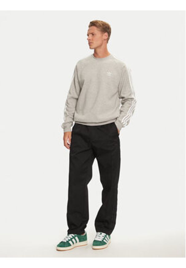 Adidas - adidas Bluza adicolor Classics 3-Stripes IM4514 Szary Regular Fit. Kolor: szary. Materiał: syntetyk, bawełna