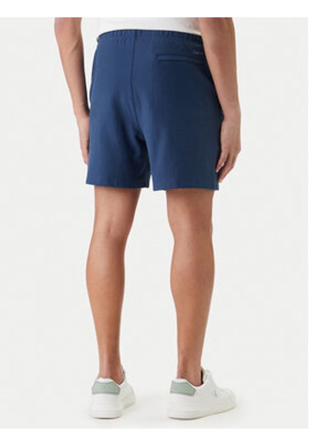 Calvin Klein Jeans Szorty sportowe Collegiate LV04RF275G Granatowy Regular Fit. Kolor: niebieski. Materiał: bawełna. Styl: sportowy