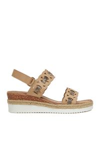 Clara Barson Espadryle WS2189-52 Beżowy. Kolor: beżowy. Materiał: materiał #1