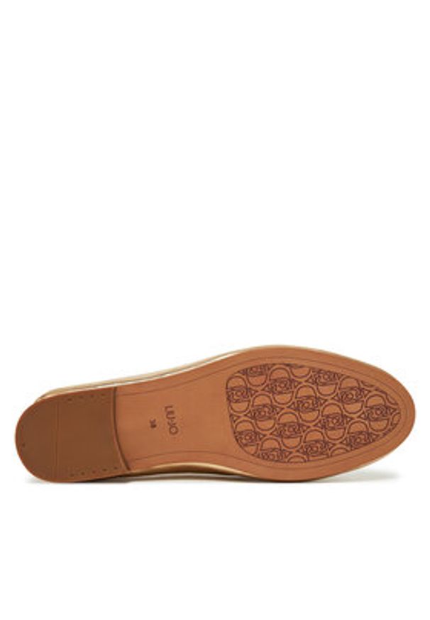 Liu Jo Loafersy SA5037 PX186 Złoty. Kolor: złoty. Materiał: skóra