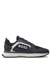 BOSS - Boss Sneakersy Jonah Runn Merb 50517300 Granatowy. Kolor: niebieski. Materiał: materiał