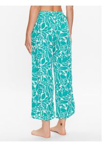 Etam Spodnie piżamowe 6539381 Zielony Regular Fit. Kolor: zielony. Materiał: wiskoza