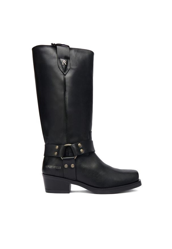 Replay - Kozaki REPLAY. Kolor: czarny