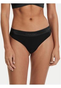 Calvin Klein Underwear Stringi LV00QF8826 Czarny. Kolor: czarny. Materiał: bawełna #1