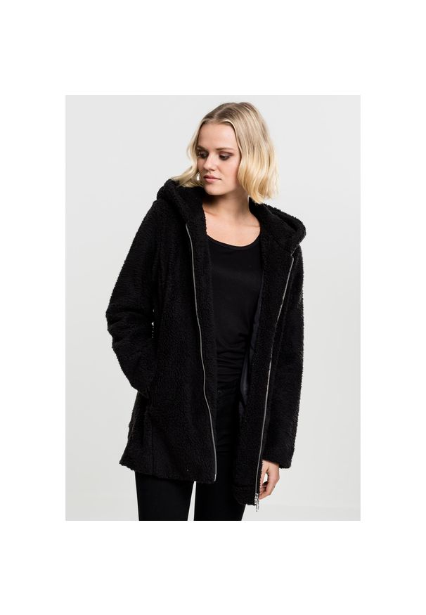 Urban Classics - Parka dla kobiet Urban Classic herpa. Kolor: czarny. Materiał: polar