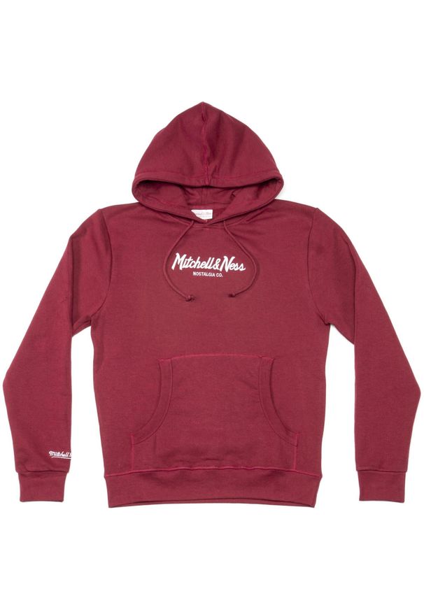 Bluza markowa bluza z kapturem Mitchell & Ness. Typ kołnierza: kaptur. Kolor: czerwony