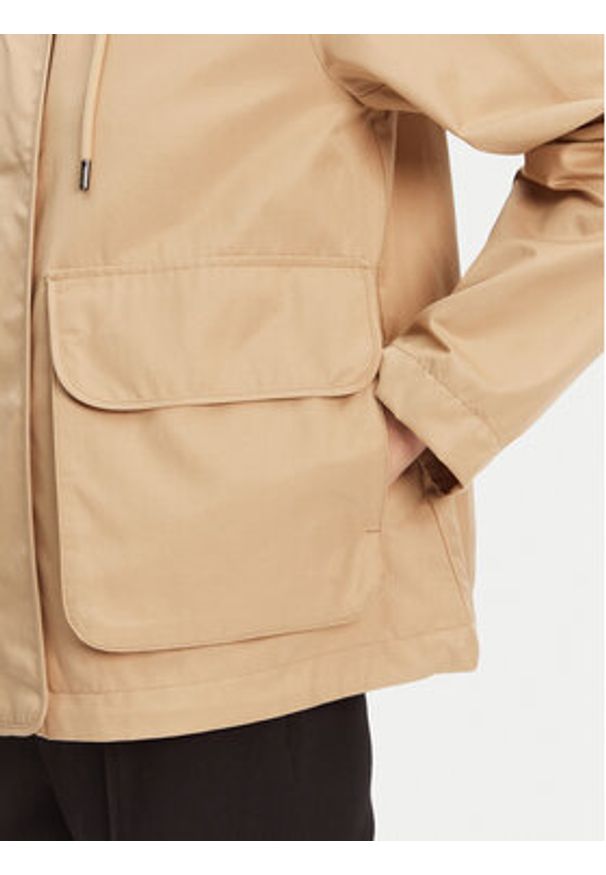 Geox Kurtka przeciwdeszczowa Ilde W5522D T3216 F5198 Beżowy Regular Fit. Kolor: beżowy. Materiał: syntetyk, bawełna