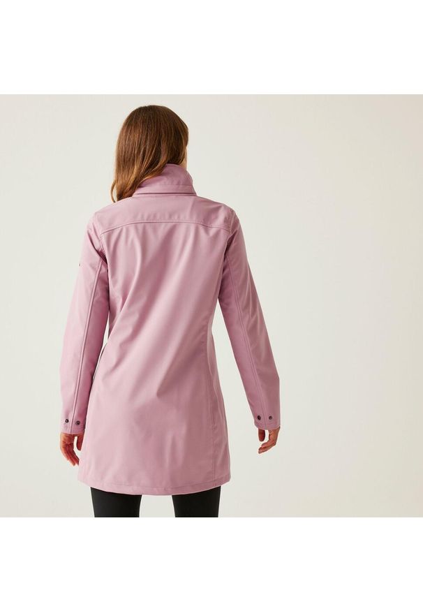 Regatta - Carisbooke damski softshell. Kolor: fioletowy. Materiał: softshell. Sport: turystyka piesza