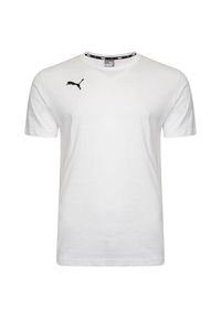 T-Shirt Puma Teamgoal 23 Casuals Tee 04 Dorosłych. Kolor: biały. Materiał: bawełna, poliester