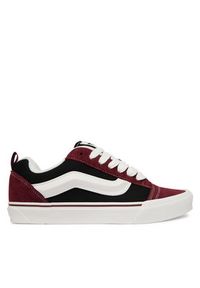 Vans Tenisówki Knu Skool VN000D2202Y1 Bordowy. Kolor: czerwony. Materiał: skóra, zamsz #4