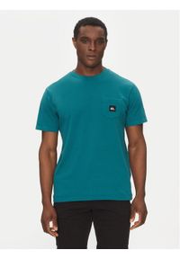 Quiksilver T-Shirt EQYZT08035 Zielony Regular Fit. Kolor: zielony. Materiał: bawełna