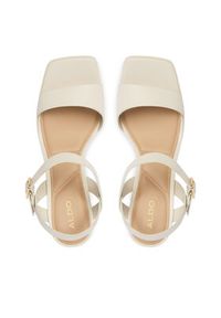 Aldo Sandały Montse 14053640 Kremowy. Kolor: kremowy. Materiał: skóra #4
