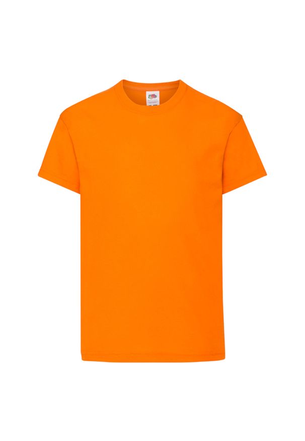 FRUIT OF THE LOOM - Oryginalna Koszulka Dla Dzieci. Kolor: żółty, pomarańczowy, wielokolorowy