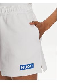 Hugo Szorty sportowe Classic Shorts_B_1 50515824 Biały Regular Fit. Kolor: biały. Materiał: bawełna