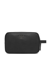 Emporio Armani Kosmetyczka EM002829 AF13805 UC001 Czarny. Kolor: czarny. Materiał: skóra #1