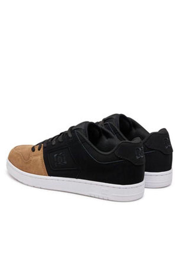 DC Shoes Sneakersy Manteca 4 ADYS100765-XKKS Czarny. Kolor: czarny. Materiał: skóra