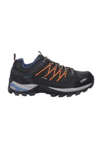 CAMPAGNOLO - Buty trekkingowe męskie CMP Rigel Low Trekking Wp. Zapięcie: sznurówki. Kolor: brązowy, wielokolorowy, szary. Materiał: guma, syntetyk, tkanina, materiał. Szerokość cholewki: normalna. Styl: sportowy. Sport: turystyka piesza