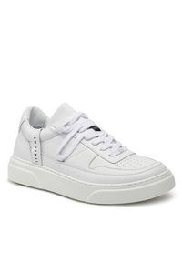 Inuikii Sneakersy Leo 50102-855 Biały. Kolor: biały. Materiał: skóra