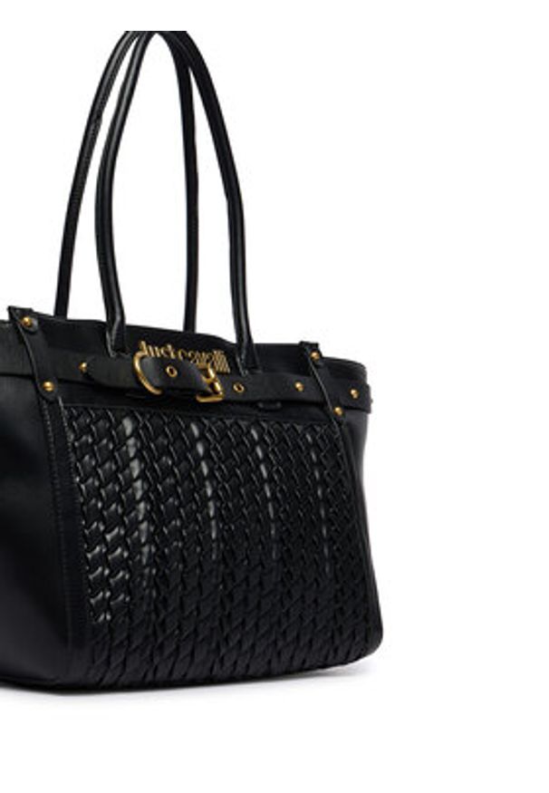Just Cavalli Torebka 80RA4BG1 ZSD90 Czarny. Kolor: czarny. Materiał: skórzane