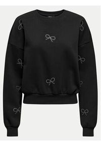 only - ONLY Bluza Berit 15333887 Czarny Regular Fit. Kolor: czarny. Materiał: syntetyk, bawełna #2