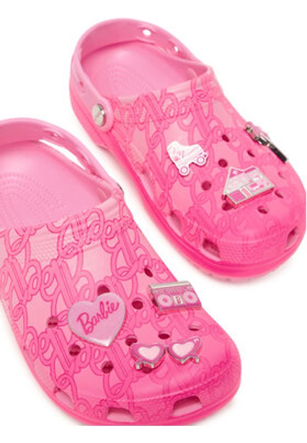 Crocs Klapki Barbie Classic Clog 211405 Różowy. Kolor: różowy