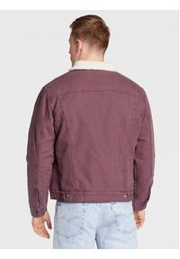 Levi's® Kurtka jeansowa Type III Sherpa Trucker 16365-0185 Fioletowy Regular Fit. Kolor: fioletowy. Materiał: bawełna, jeans #3