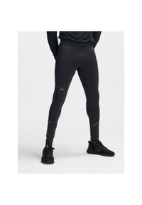 NewLine - Legginsy Newline Race. Kolor: czarny. Materiał: dresówka #1