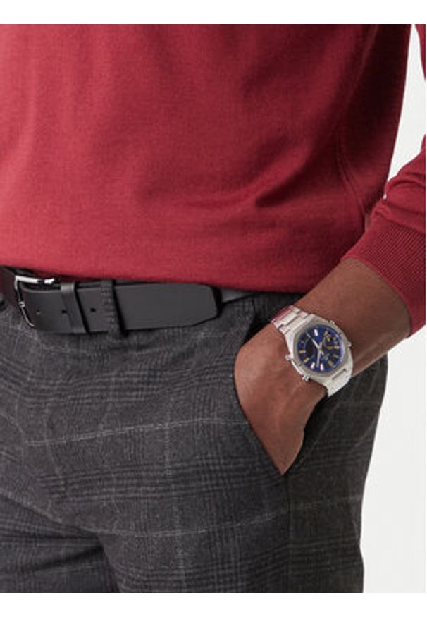 Casio Zegarek Edifice ECB-S10D-2AEF Srebrny. Kolor: srebrny