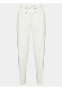 outhorn - Outhorn Spodnie dresowe OTHAW23TTROF483 Biały Regular Fit. Kolor: biały. Materiał: bawełna