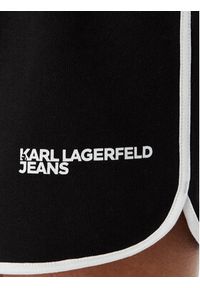 Karl Lagerfeld Jeans Szorty sportowe B2W10125 Czarny Regular Fit. Kolor: czarny. Materiał: bawełna #4