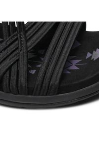 skechers - Skechers Sandały Simply Stretch 163023/BLK Czarny. Kolor: czarny. Materiał: materiał #5