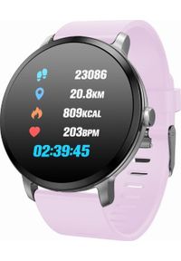 Smartwatch Garett Electronics Sport 24 Różowy (Sport 24 różowy). Rodzaj zegarka: smartwatch. Kolor: różowy. Styl: sportowy #1