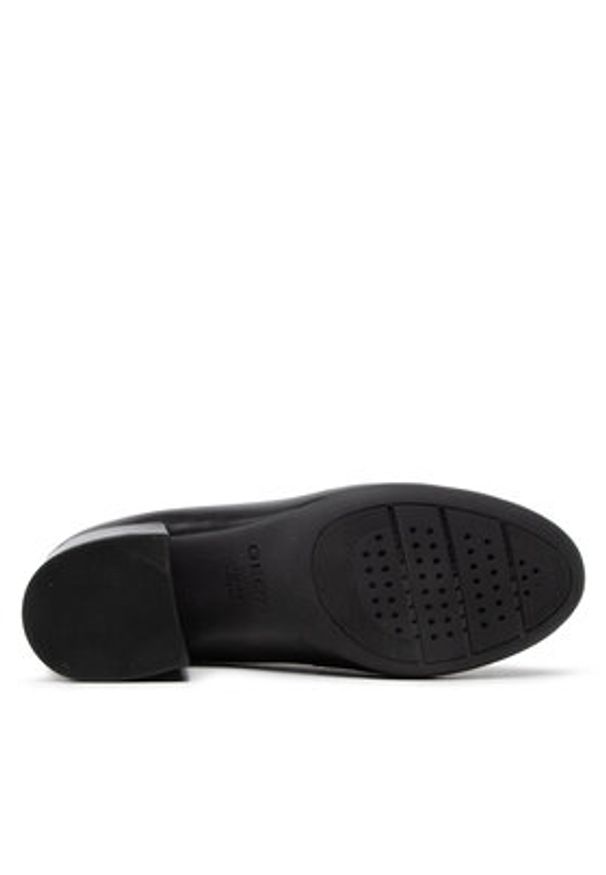 Geox Czółenka D Eleana A D26TWA 00085 C9999 Czarny. Kolor: czarny. Materiał: skóra