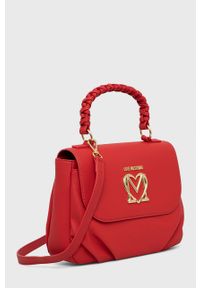 Love Moschino torebka kolor czerwony. Kolor: czerwony #3