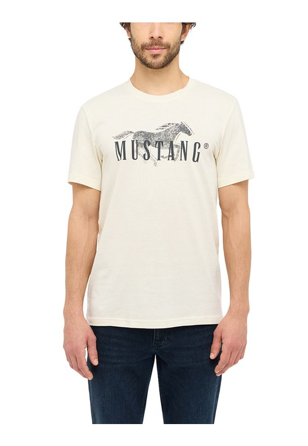 Męski T-Shirt Mustang Style Austin Light Gray 1015652 3003