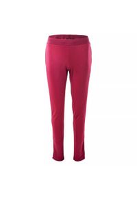 Hi-tec - Spodnie Dresowe Damskie Delio. Kolor: czerwony. Materiał: dresówka. Sport: fitness
