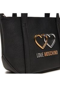Love Moschino - LOVE MOSCHINO Torebka JC4074PP1LL1000A Czarny. Kolor: czarny. Materiał: skórzane